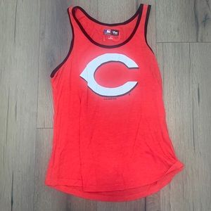 Great condition only wore once womens Cincinnati reds baseball tank top.